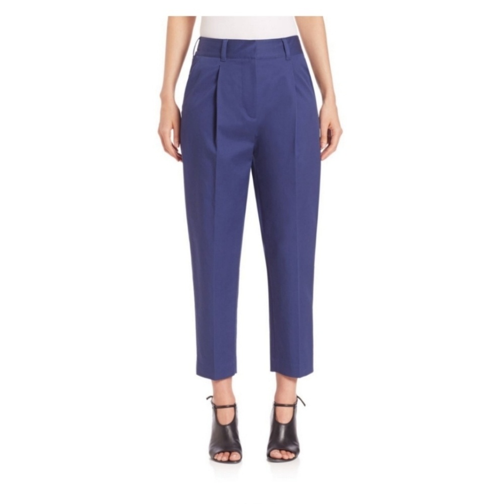 3.1 Phillip Lim Carrot crop pants in Ultramarine